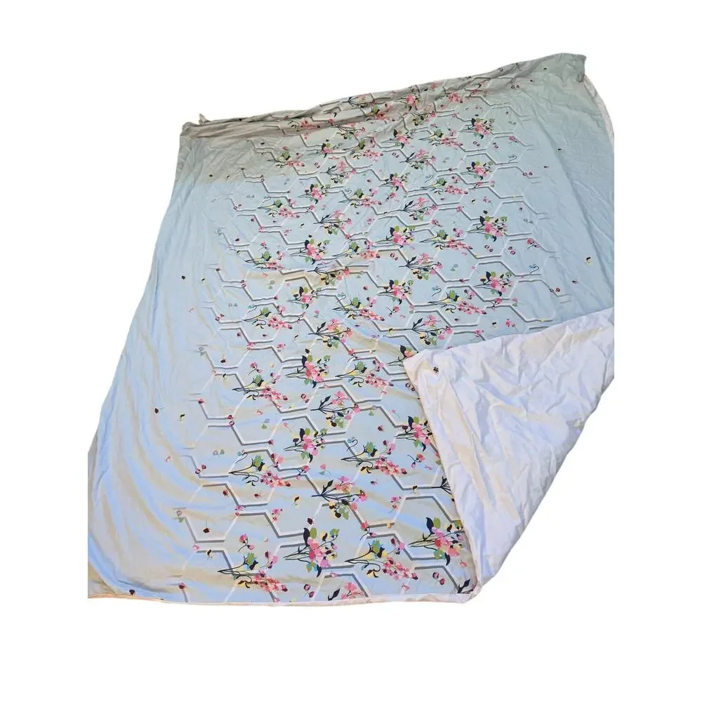 Ted Baker Peppermint Queen Duvet Cover Grey/Pink/Floral